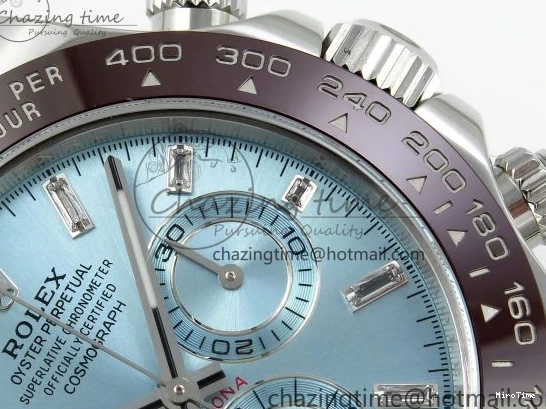 MiroTime 0423 Daytona 116506 Clean 1:1 Best Edition Ice Blue Dial Crystal Markers on SS Bracelet SA4130 V Popular 1702